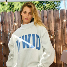 Load image into Gallery viewer, Reversible Mock Neck Sweatshirt -WWJD &amp; Amen
