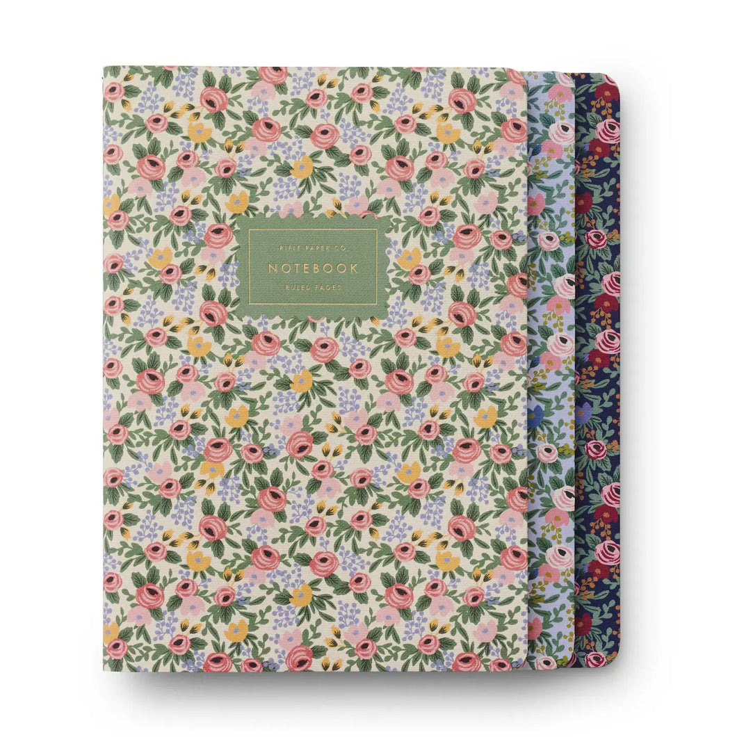 Rifle Paper Notebooks (s/3) -Rosa