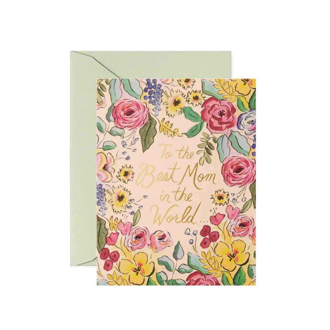 Rifle Paper Mother's Day Card -Best Mom in the World