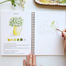 Load image into Gallery viewer, Watercolor Workbook Set -Flowers
