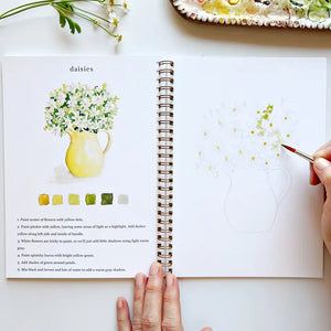 Watercolor Workbook Set -Flowers