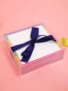 Acrylic Notepad Block -Line by Line