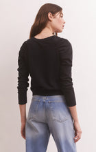 Load image into Gallery viewer, Z Supply Azalea LS Sweatshirt -Black
