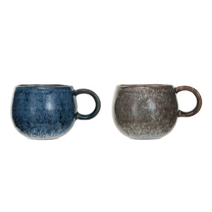 Rounded Stoneware Mug