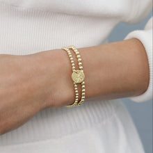 Load image into Gallery viewer, enewton ecollegiate classic gold 3mm bracelet -alabama disc

