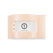 Load image into Gallery viewer, Teleties Flat Rectangle Clips -Almond Beige
