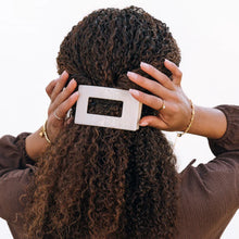 Load image into Gallery viewer, Teleties Flat Rectangle Clips -Almond Beige
