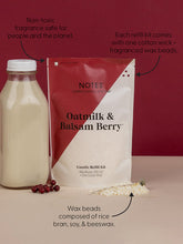 Load image into Gallery viewer, Notes Candle Refill -Oatmilk &amp; Balsam Berry
