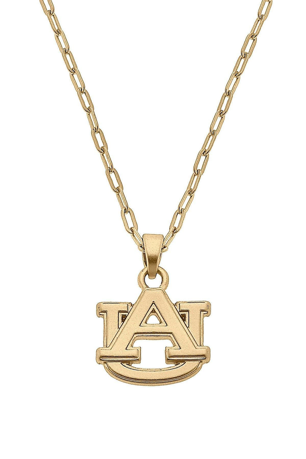 Auburn University 24K Gold Plated Pendant Necklace