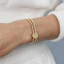 Load image into Gallery viewer, enewton ecollegiate classic gold 3mm bracelet -auburn disc

