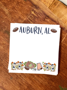 Collegiate Chunky Notepad -Auburn