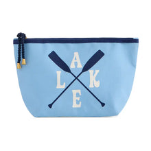 Load image into Gallery viewer, Lake Oars Zip Pouch -Blue
