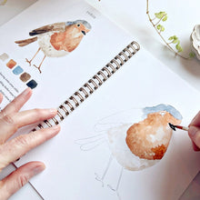 Load image into Gallery viewer, Watercolor Workbook Set -Birds
