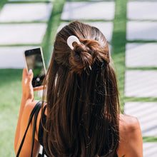 Load image into Gallery viewer, Teleties French Hair Pin -Coconut White
