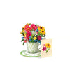 Flower Bouquet Card -Wildflower Teacup
