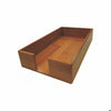 Guest Towel Napkin Caddy -Bamboo Chestnut