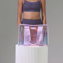 Load image into Gallery viewer, Jelly Tote w/ Phone Pouch -Soap Bubble
