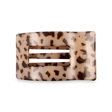 Load image into Gallery viewer, Teleties Flat Rectangle Clips -Blonde Tortoise
