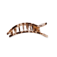 Load image into Gallery viewer, Teleties Flat Rectangle Clips -Blonde Tortoise
