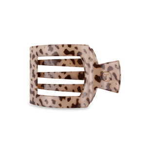 Teleties Flat Square Clips -Blonde Tortoise