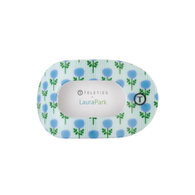Load image into Gallery viewer, Teleties Flat Round Clip -Laura Park Blue Marigold
