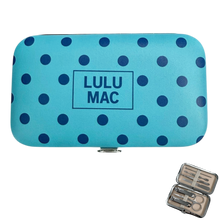 Load image into Gallery viewer, Lulu Mac Manicure Set -Blue/Navy
