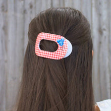 Load image into Gallery viewer, Teleties Flat Round Clip -Blueberry Farms
