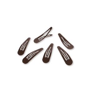 Teleties Snap Clip -Brown