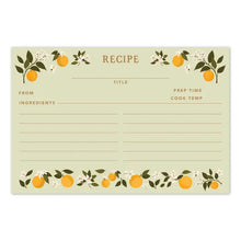 Load image into Gallery viewer, Paper Farm Press Orange Orchard Recipe Box
