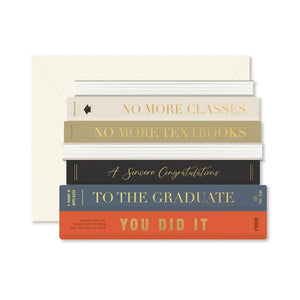 GP Graduation Card -Books