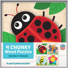 Load image into Gallery viewer, Garden Chunky Wood Puzzles
