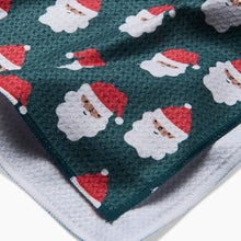 Load image into Gallery viewer, Geometry Santa Santa Tea Towel
