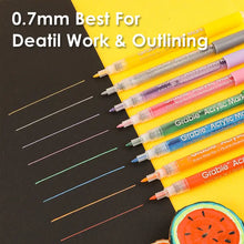Load image into Gallery viewer, Extra Fine Tip Acrylic Paint Marker Set
