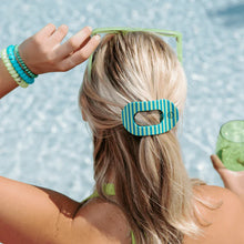 Load image into Gallery viewer, Teleties Flat Round Clip -Cabana Cutie
