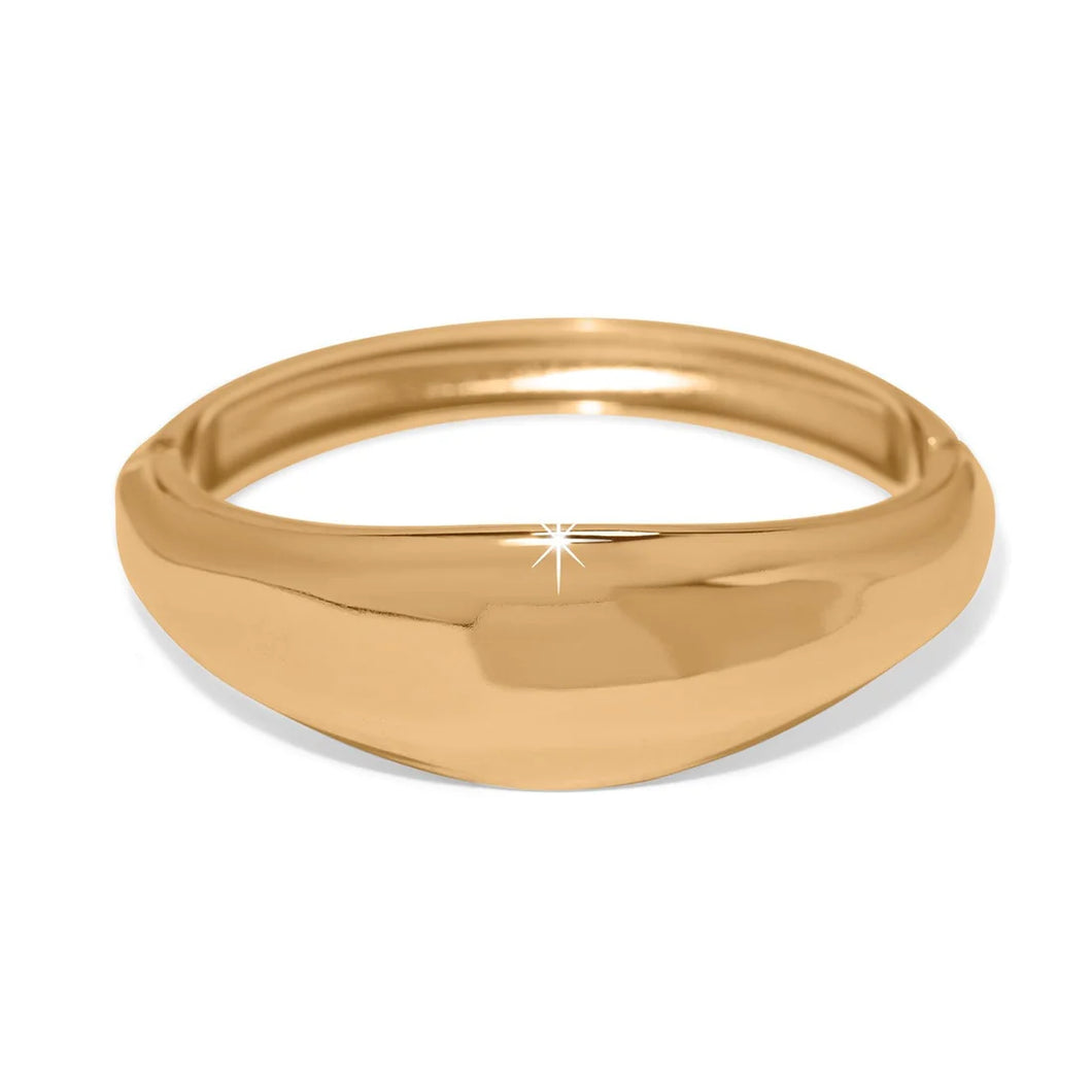 Brighton Cascade Lumina Hinged Bangle -Gold