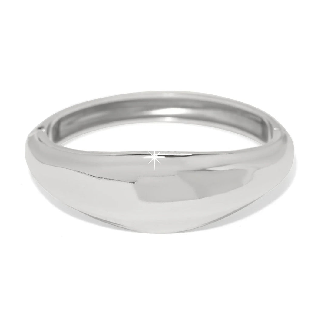 Brighton Cascade Lumina Hinged Bangle -Silver