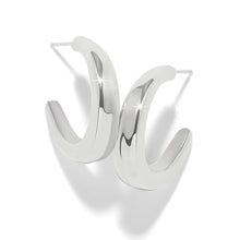 Load image into Gallery viewer, Brighton Cascade Rio Hoop Earrings -Silver
