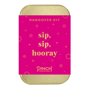 Sip Sip Hooray Hangover Kit -Pink