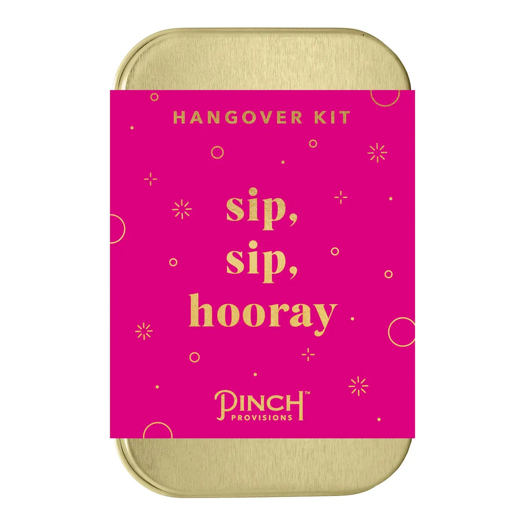 Sip Sip Hooray Hangover Kit -Pink