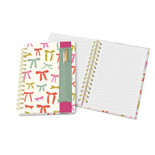 Load image into Gallery viewer, Put A Bow On It Notebook with Pen Pocket

