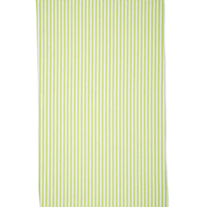 Geometry Summer Stripe Green Tea Towel