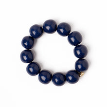 Load image into Gallery viewer, Cece Large Bead Bracelet -Navy
