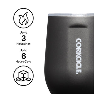 Corkcicle Pure Taste Stemless Wine -Ceramic Slate/Grey