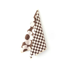 Load image into Gallery viewer, Reversible Microfiber Hand Towel -Checkmate Brown
