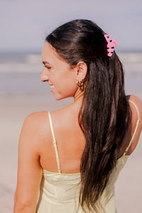 Teleties Classic Hair Clips -Paradise Pink