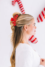 Load image into Gallery viewer, Teleties Classic Hair Clips -Rudolph Red
