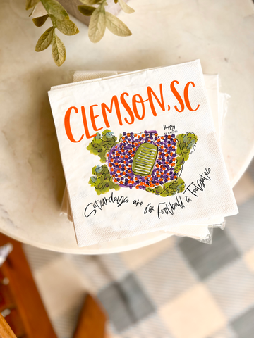 Collegiate Napkins -Clemson