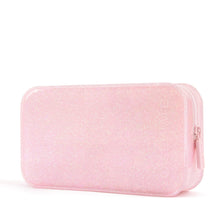 Load image into Gallery viewer, Jelly Makeup Bag -Ballet Pink Twinkle
