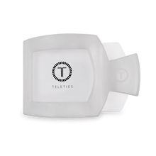 Load image into Gallery viewer, Teleties Flat Square Clips -Coconut White
