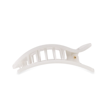 Load image into Gallery viewer, Teleties Flat Rectangle Clips -Coconut White
